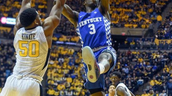 Knox scores season-high 34, Kentucky beats No. 7 WVU 83-76 (Jan 27, 2018)