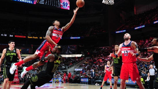 Wall held out as Wizards overwhelm Hawks, 129-104 (Jan 27, 2018)