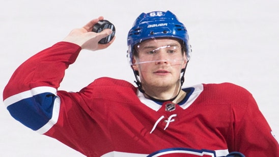 Lehkonen scores twice, Canadiens top Senators 4-1