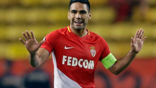 Monaco top scorer Falcao out injured for up to 3 weeks