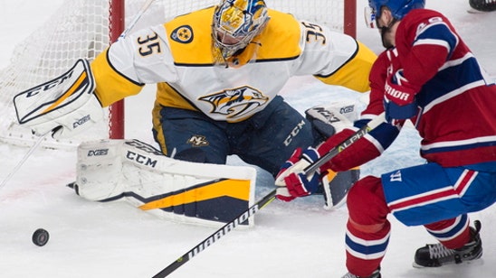 Ellis scores in shootout, Predators beat Canadiens 3-2