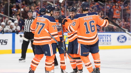 Trocheck scores 3 times in 3rd as Panthers beat Oilers 7-5