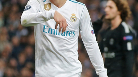 Madrid midfielderToni Kroos sprains knee ligament