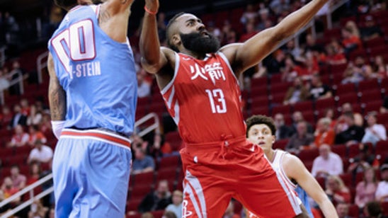 Harden helps Rockets to 10th straight win, 100-91 over Kings