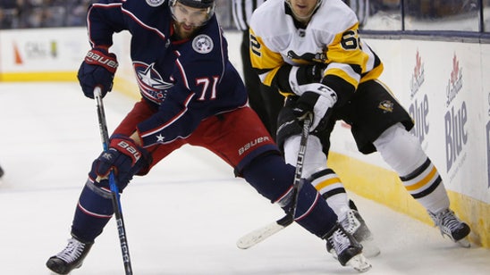 Jackets' Foligno out 1-2 weeks with lower-body injury