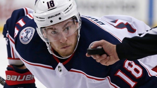 Blue Jackets snap three-game skid on rare Harrington goal