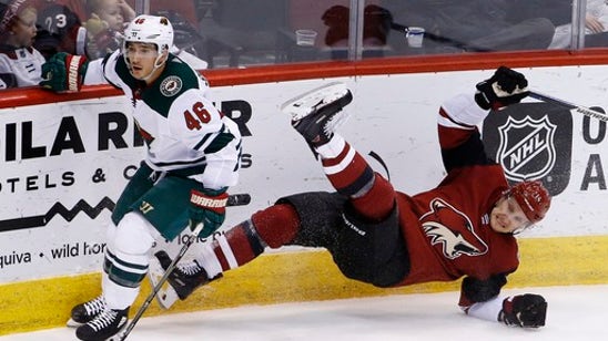 Coyotes end Wild’s 5-game winning streak with 5-3 victory