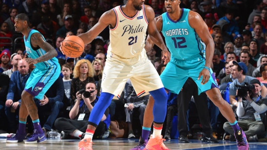 76ers rally to beat Hornets 110-99, 13th straight in Philly