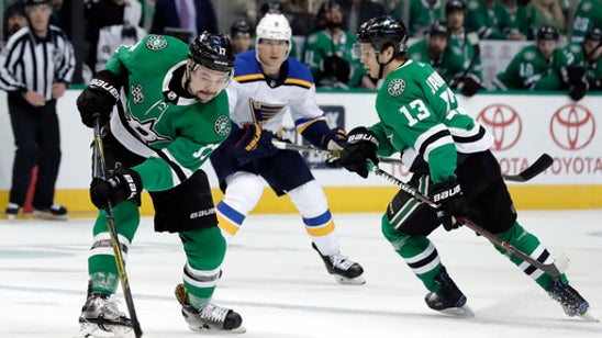 Sliding Blues lose Bouwmeester for season, Upshall 4 weeks