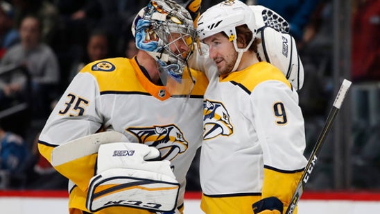 Predators beat Avalanche 4-3 in OT for 8th straight victory