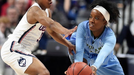 Top-ranked UConn routs Tulane 82-56 for season’s 30th win.