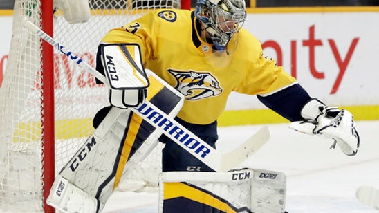 Rinne gets shutout, Preds win franchise-best 9th straight