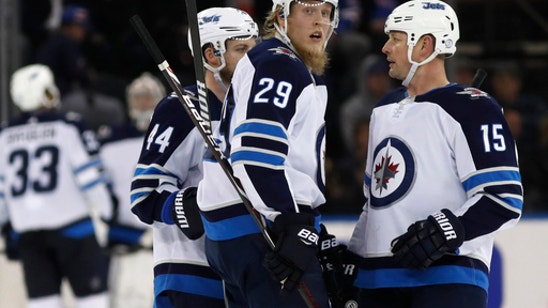 One-man show: Laine gets trick in Jets’ 3-0 win vs Rangers