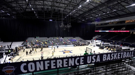 2 at a time: C-USA tourney games on 2 courts simultaneously