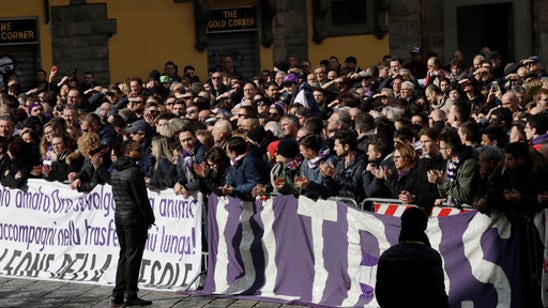 Thousands gather for funeral of Fiorentina captain Astori