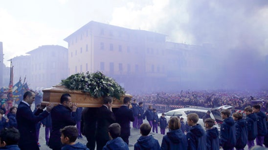 Hundreds attend burial of former Fiorentina captain Astori