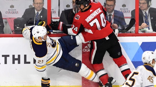 Sabres forward Kyle Okposo diagnosed with a concussion