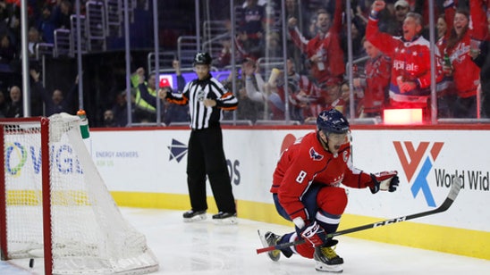 Ovechkin reaches 600 goals, Capitals beat Jets in overtime