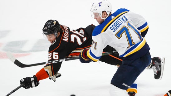 Barbashev leads Blues to 4-2 win over Ducks