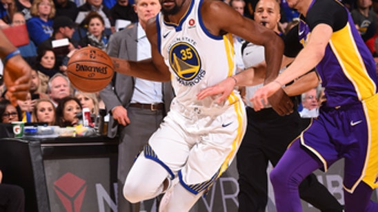 Kevin Durant leads undermanned Warriors past Lakers 117-106