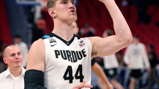 Purdue coach doesn’t believe Haas will play even with brace