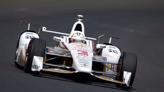 Helio Castroneves tests new Indy car in break from new gig