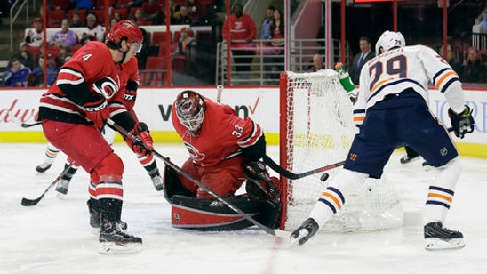 Draisaitl has goal, 3 assists as Oilers whip Hurricanes 7-3 (Mar 20, 2018)