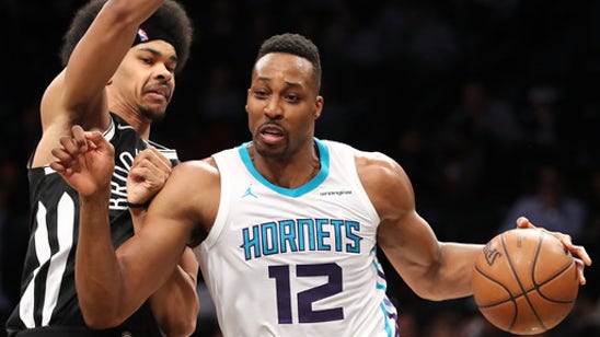 Howard has 32 points, 30 rebounds in Hornets' win over Nets (Mar 22, 2018)
