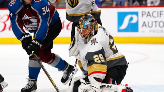 Avalanche edge Golden Knights 2-1 in shootout