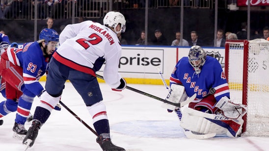 Ovechkin nets NHL-high 45th goal, Capitals beat Rangers 4-2