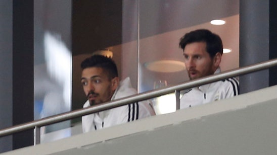 Injured Messi watches Argentina crushed 6-1 by Spain