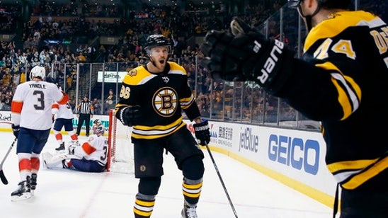 DeBrusk, Rask help Bruins beat Panthers, regain 1st in East