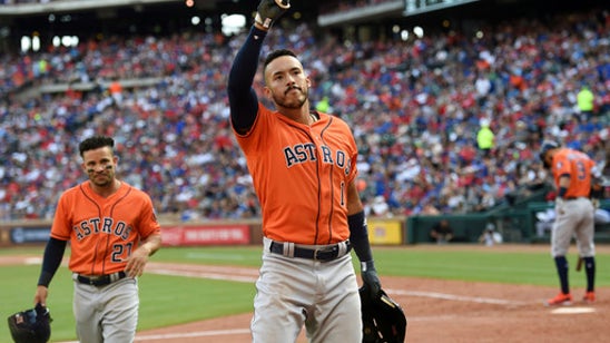 McCullers fans 10, Correa has 4 hits, Astros top Rangers 9-3