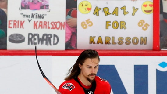 Karlsson not expected to rejoin Senators for final 2 games