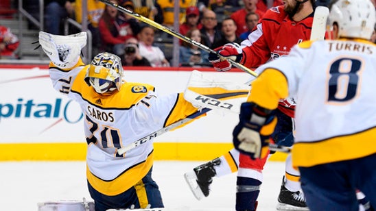 Predators beat Capitals 4-3 to clinch top seed in West