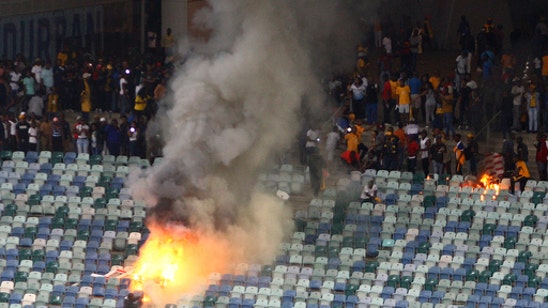 Arrests made after violent soccer riot in South Africa