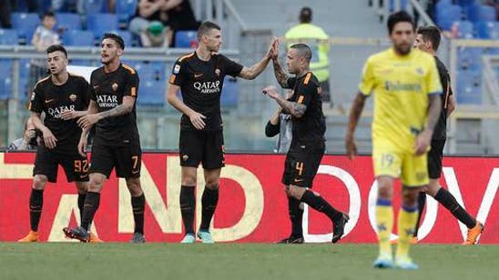 Juventus stays on Serie A title track with wild win at Inter