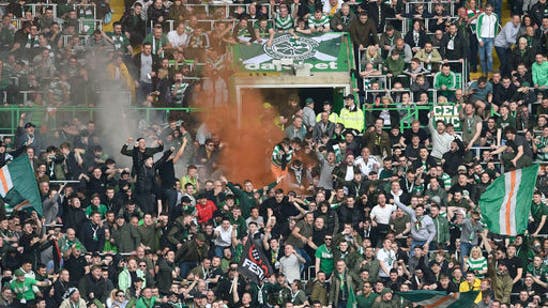 Celtic clinches Scottish league title by thrashing Rangers