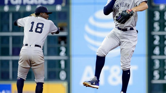 Astros, Giles take one on chin as Sanchez lifts Yanks