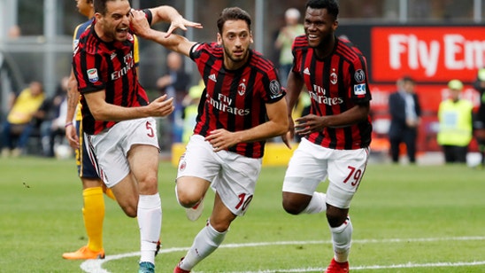 AC Milan beats and relegates Hellas Verona in Serie A