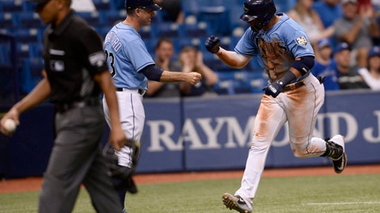 Blue Jays beat Rays 2-1 on Colome’s wild pitch in 9th