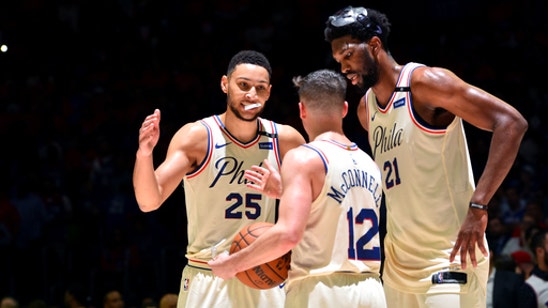 McConnell helps 76ers hold off elimination against Boston