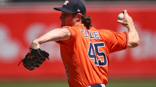 Cole strikes out 9 as Astros win 4-1, sweep A’s