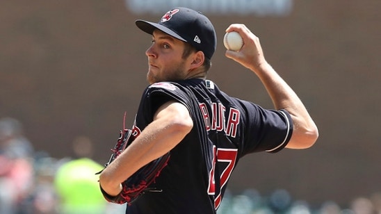 Bauer fans 10 as Indians blank Tigers 6-0