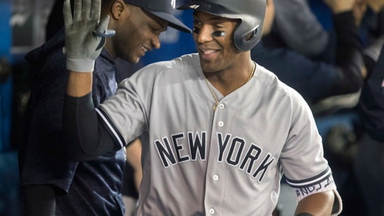 Andujar hits first career grand slam, Yankees beat Jays 7-2