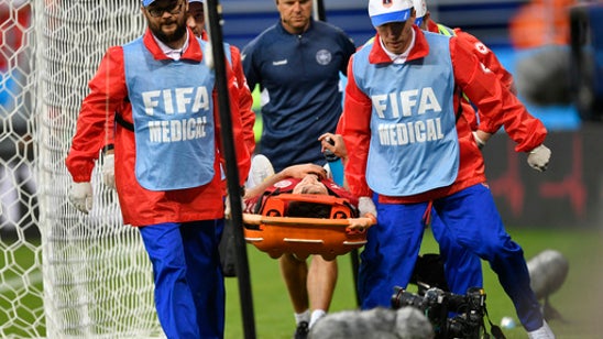 The Latest: Kvist to return to World Cup despite broken ribs