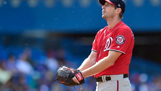 Scherzer loses 2nd start in row, Blue Jays blank Nats 2-0