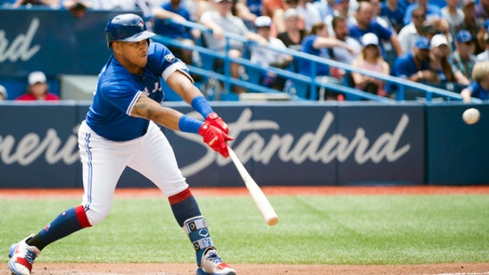 Happ pitches 8 1-3 innings as Blue Jays beat Braves 5-4