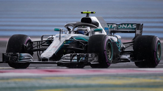 Heavy rain restricts French GP 3rd practice, Bottas fastest