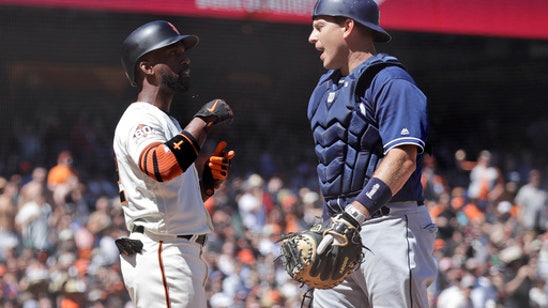 Crawford’s 3 extra-base hits lead Giants over Padres 5-3